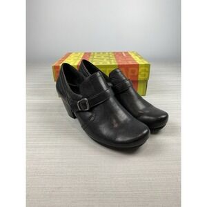 BareTraps Womens Haydon Buckle Strap‎ Low Ankle Boot Black Comfort Shoe Size 9.5